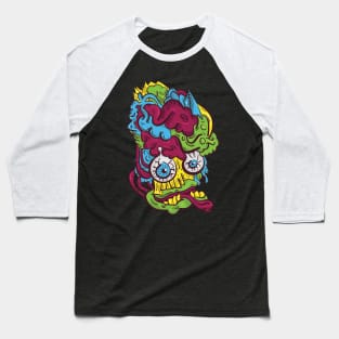 Colorful face Baseball T-Shirt